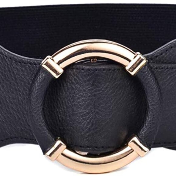 Women Elastic Belt Dress Stretchy Wide Waist main image 5
